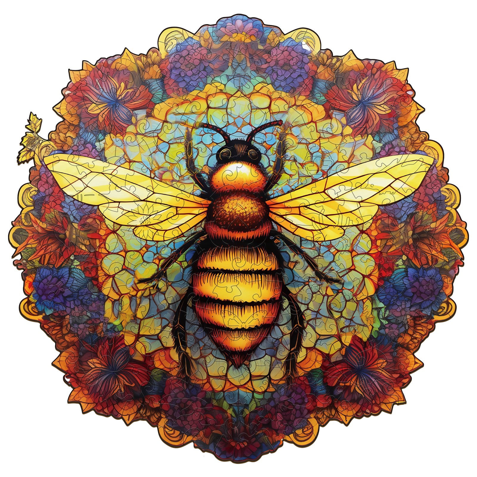 Puzzle di legno-MANDALA BEE 66d57e6543f69