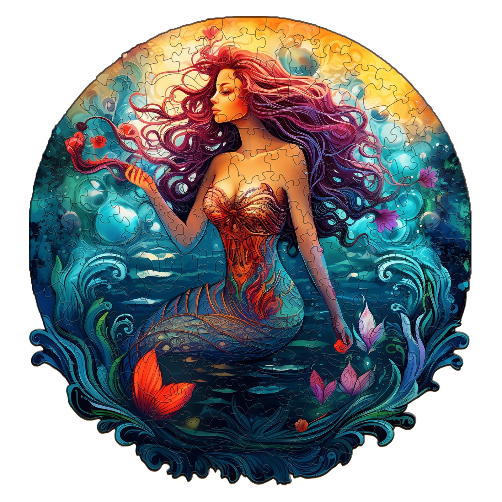 Puzzle di legno – Sirena Aqua Woman 66da39ac8f17f