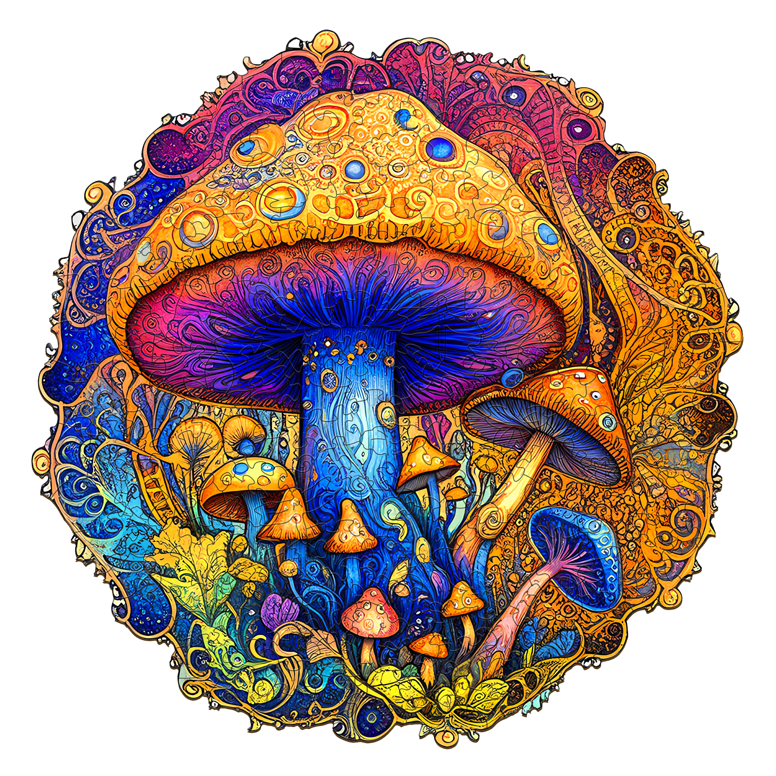 Puzzle in legno – Fungo magico 66eca27706243
