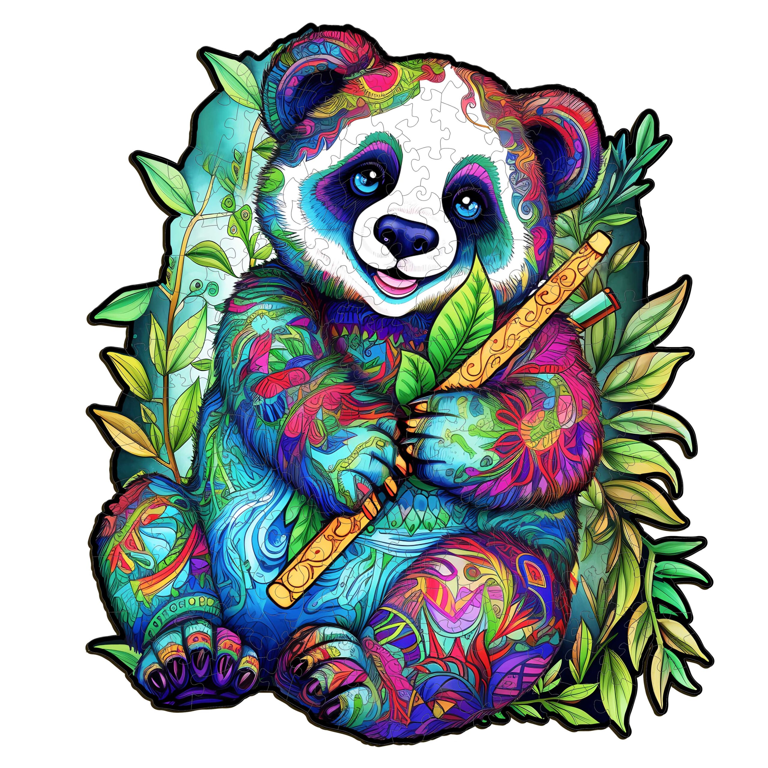 Puzzle di legno – Panda 2 66e611a4b24b9