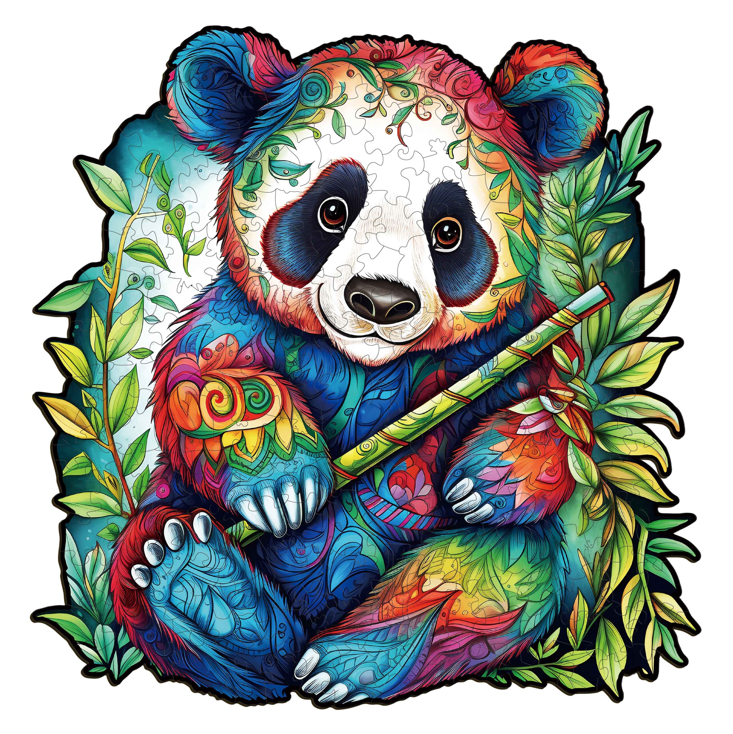 Puzzle di legno-Panda 66e5771175397