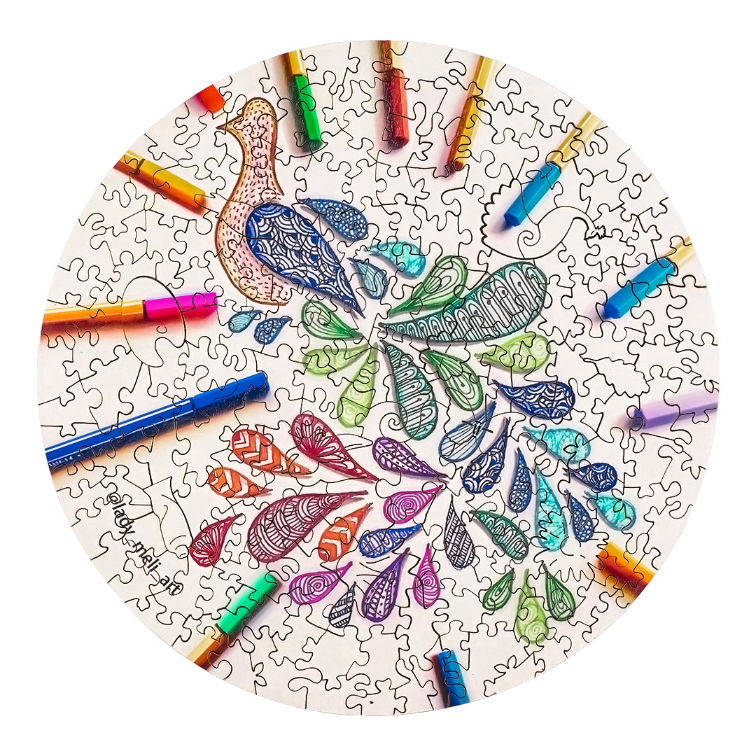 Puzzle in legno-PEACOCK 66e2148fcd64d