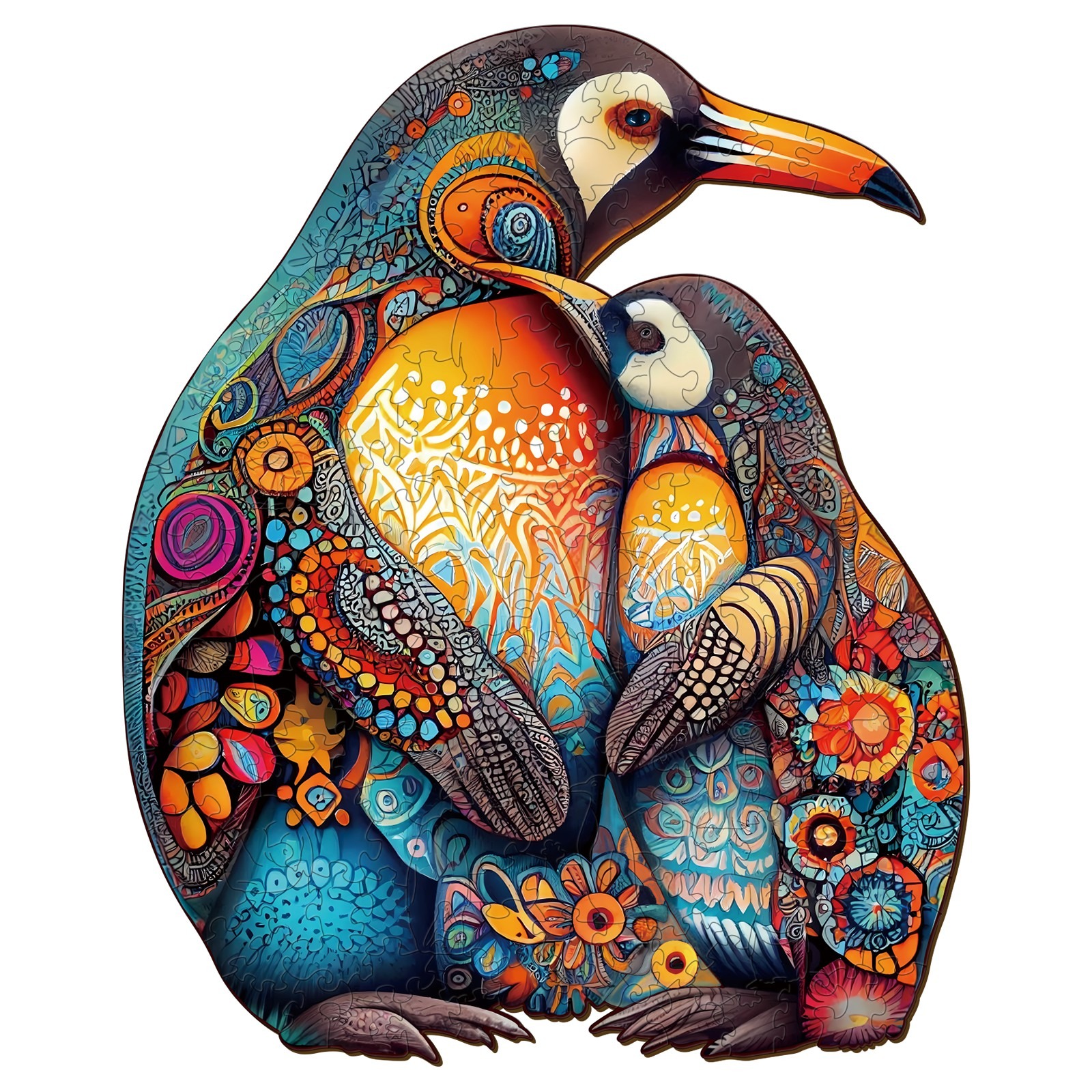 Puzzle di legno – FAMIGLIA PINGUINO 66e25ce06387f