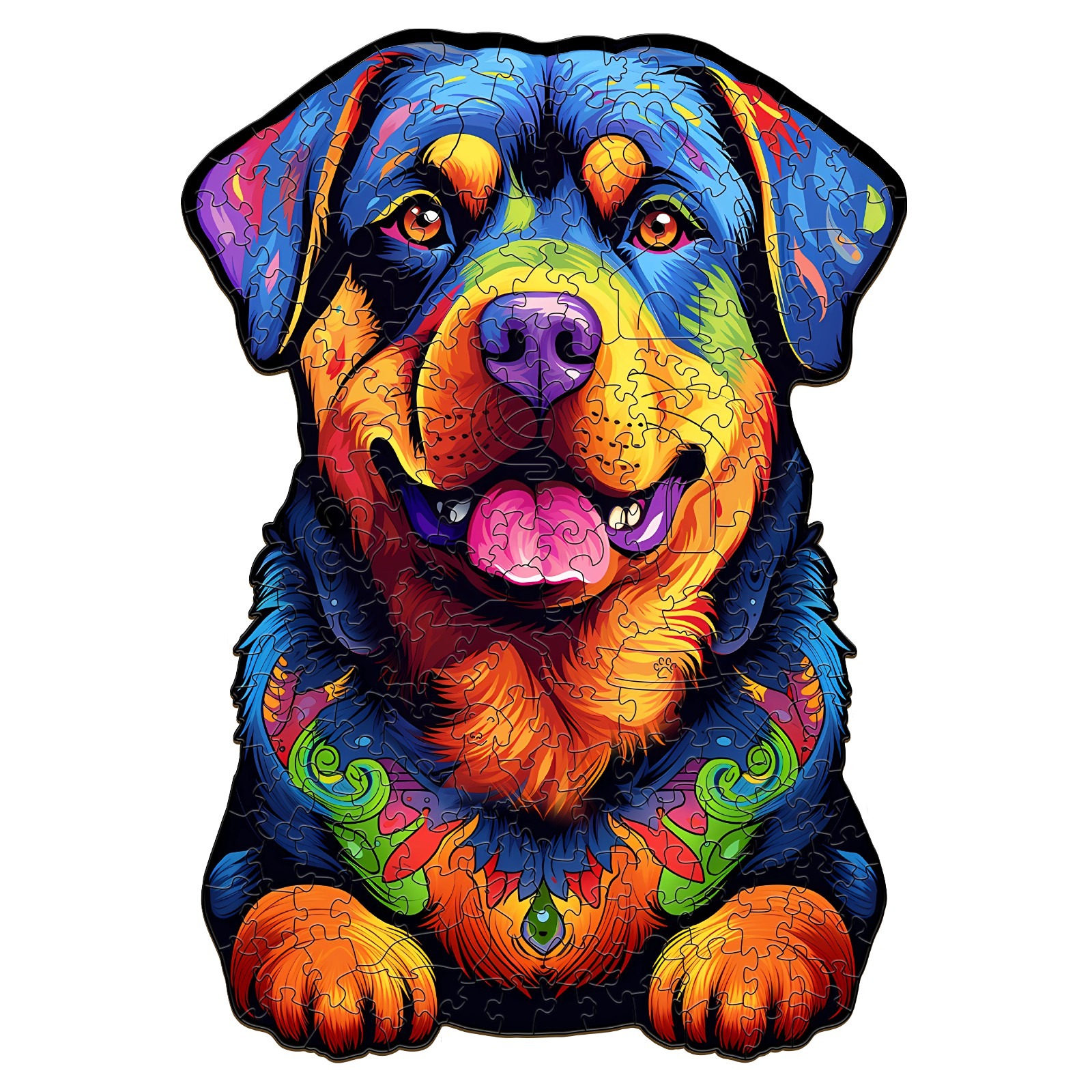 Puzzle di legno-Rottweiler-2 66dc28a0af9e9
