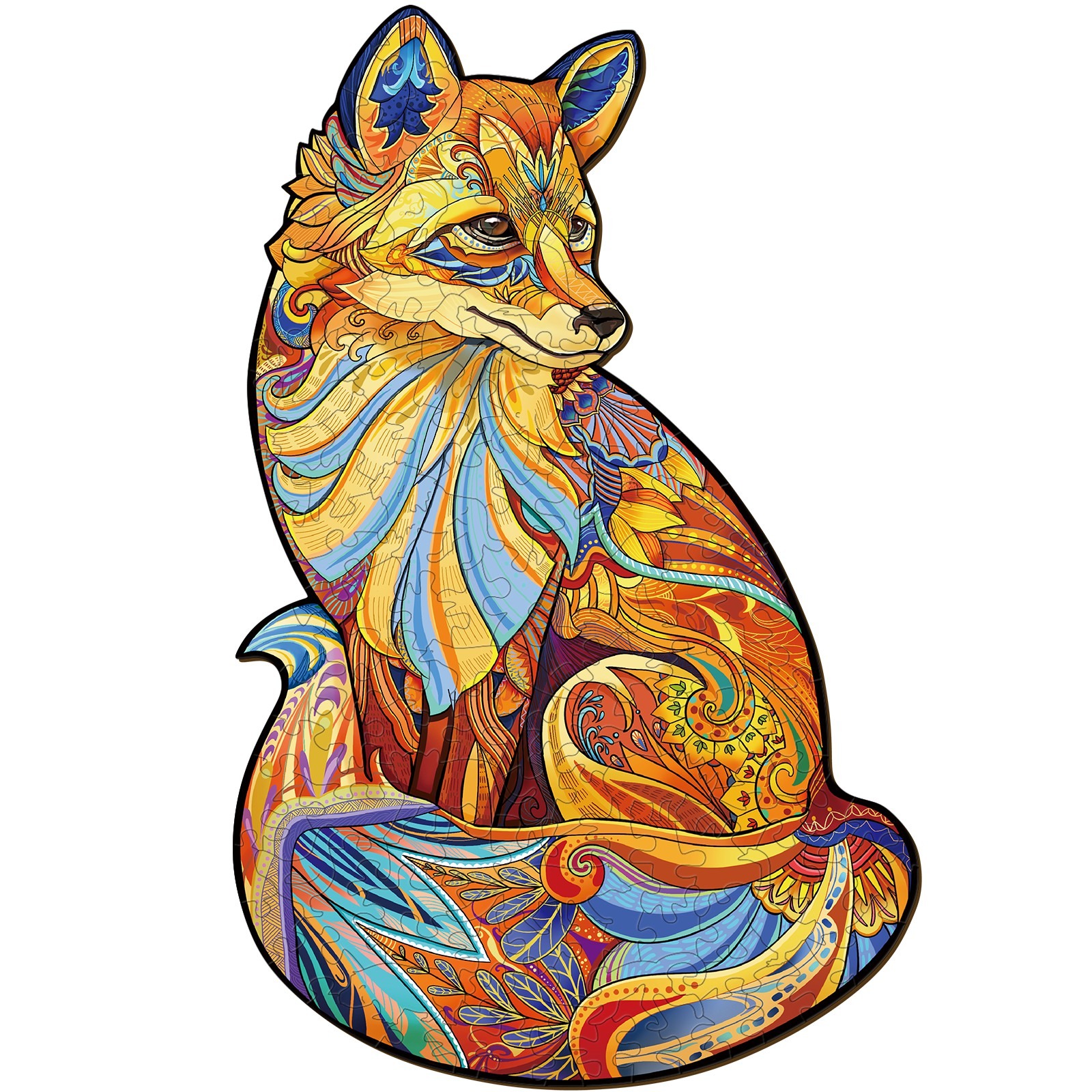 Puzzle di legno-SOULFUL FOX 66ece062e2235