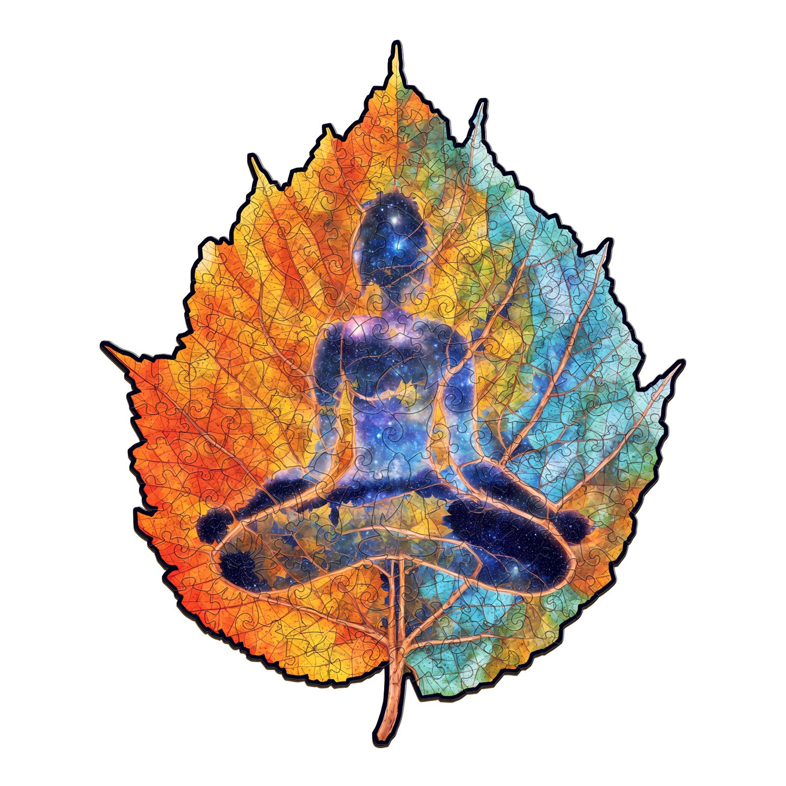 Puzzle di legno – Meditazione con cielo stellato 66de03026dd38