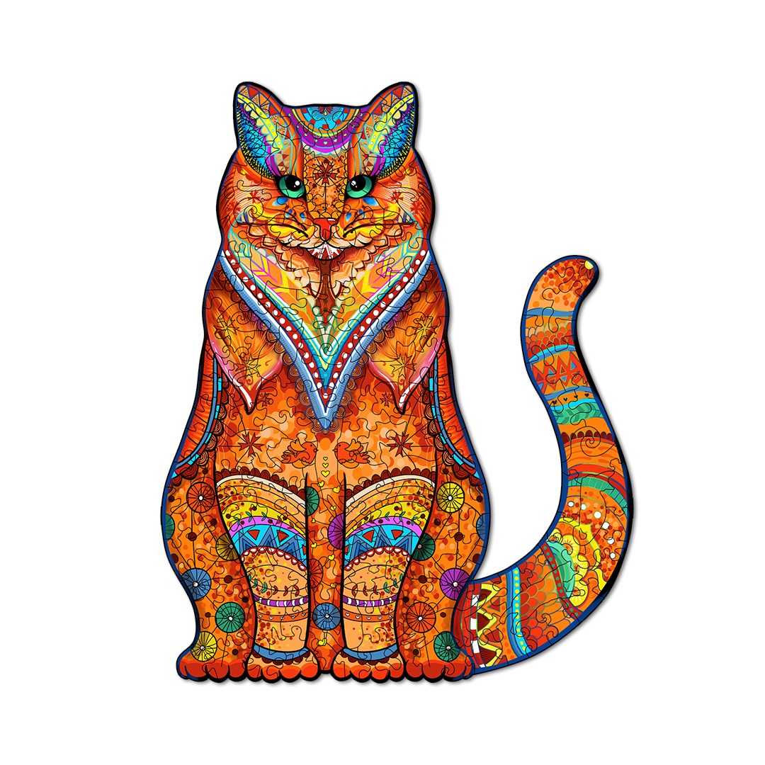 Puzzle di legno – Gatto tattile 66e66425284d4