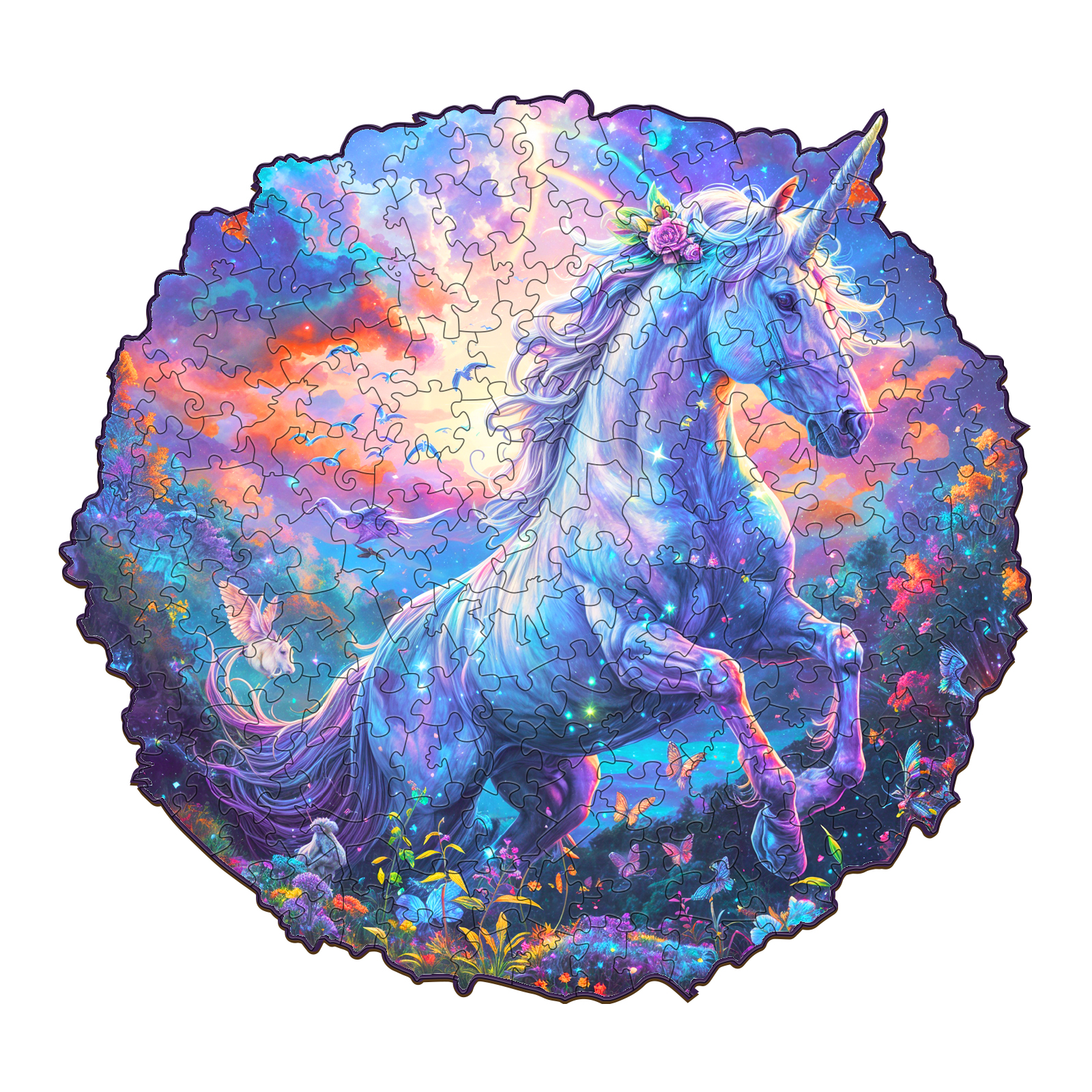 Puzzle in legno – Unicorno a Fantasyland 66def037a0419