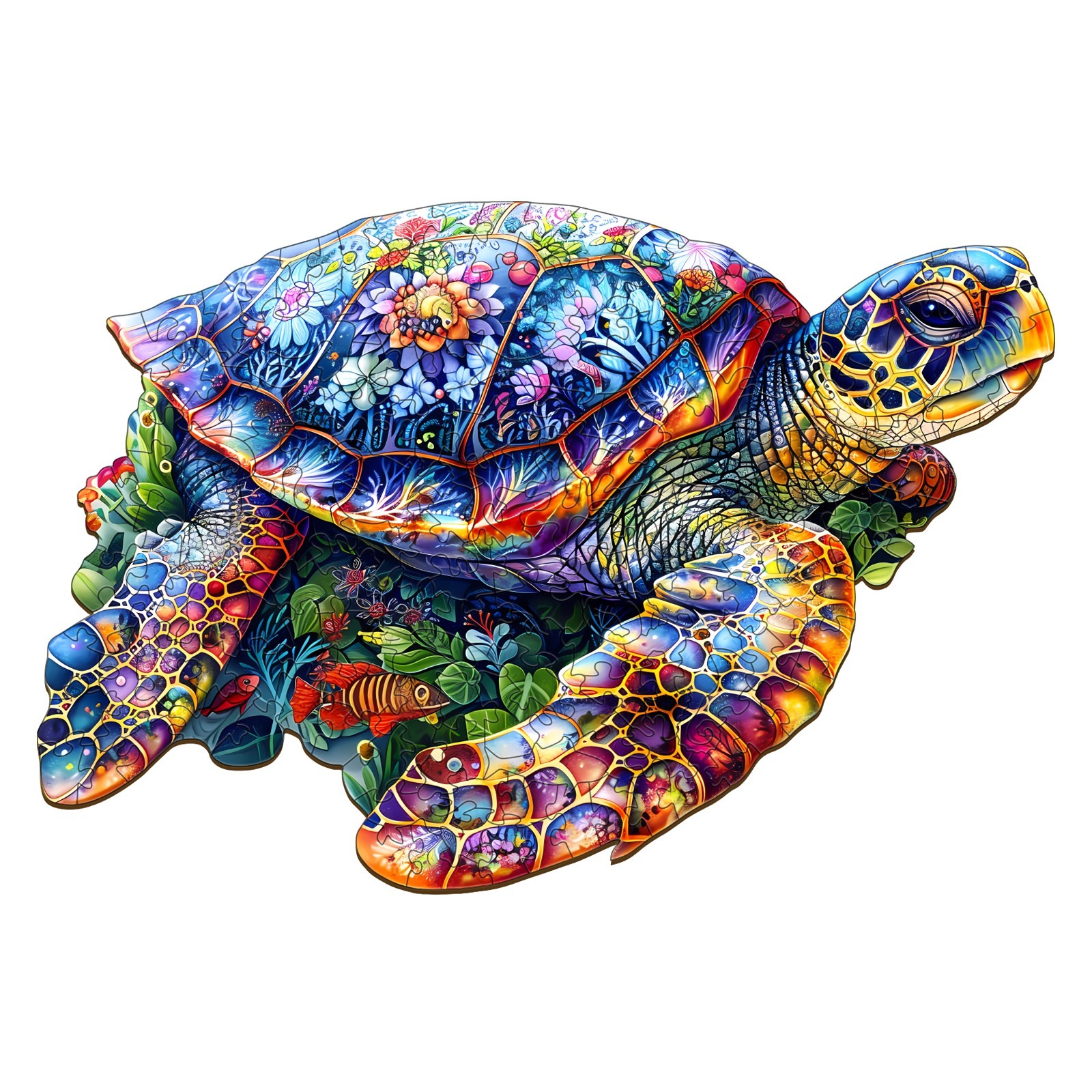Puzzle di legno – Tartaruga unica 66dc1e7567a34