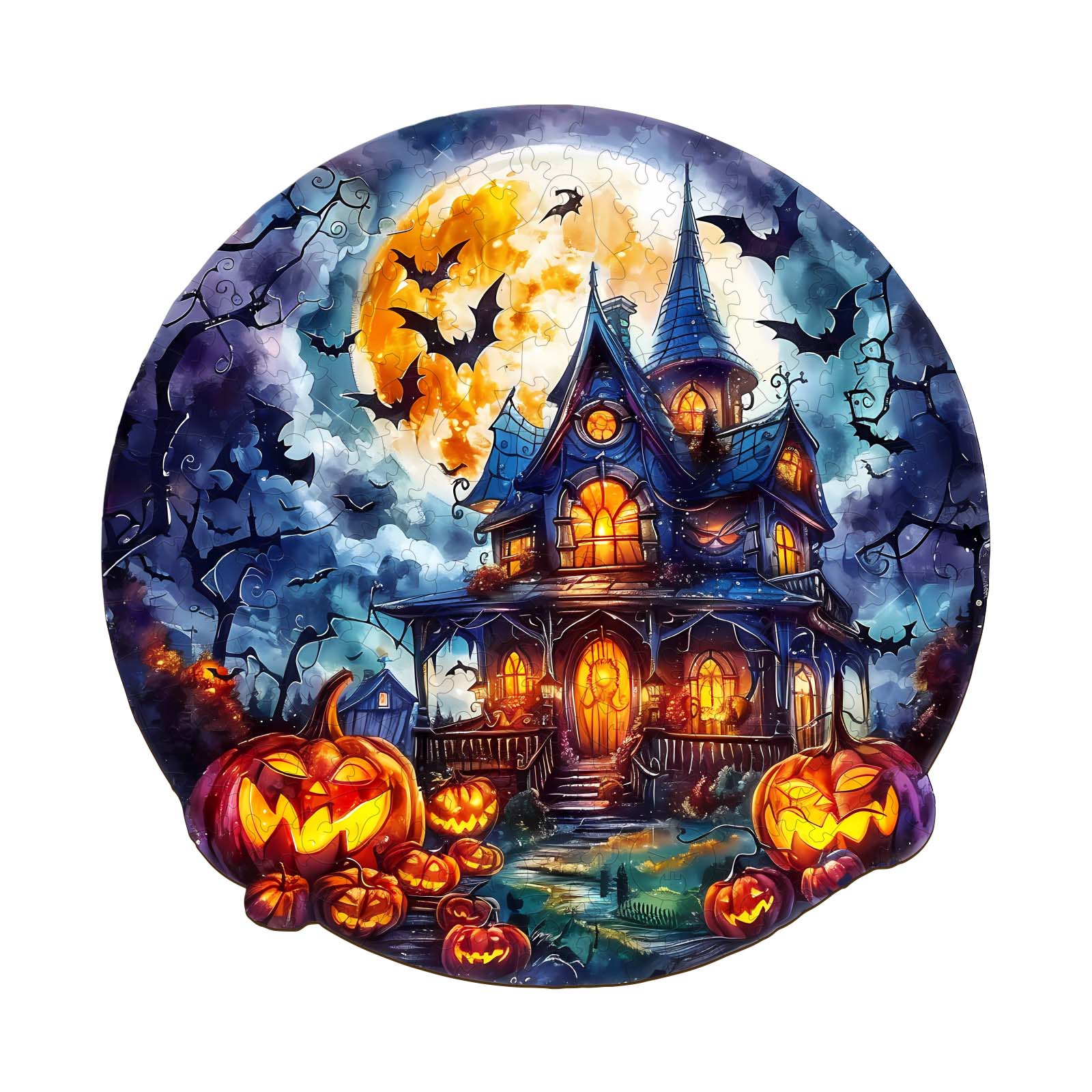 Puzzle in legno – Zucca di Halloween 2 66e4184404e0f