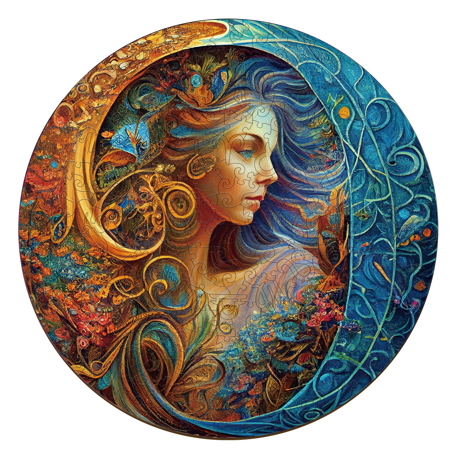 Puzzle in legno dello zodiaco-Virgo 66e3da9deba92